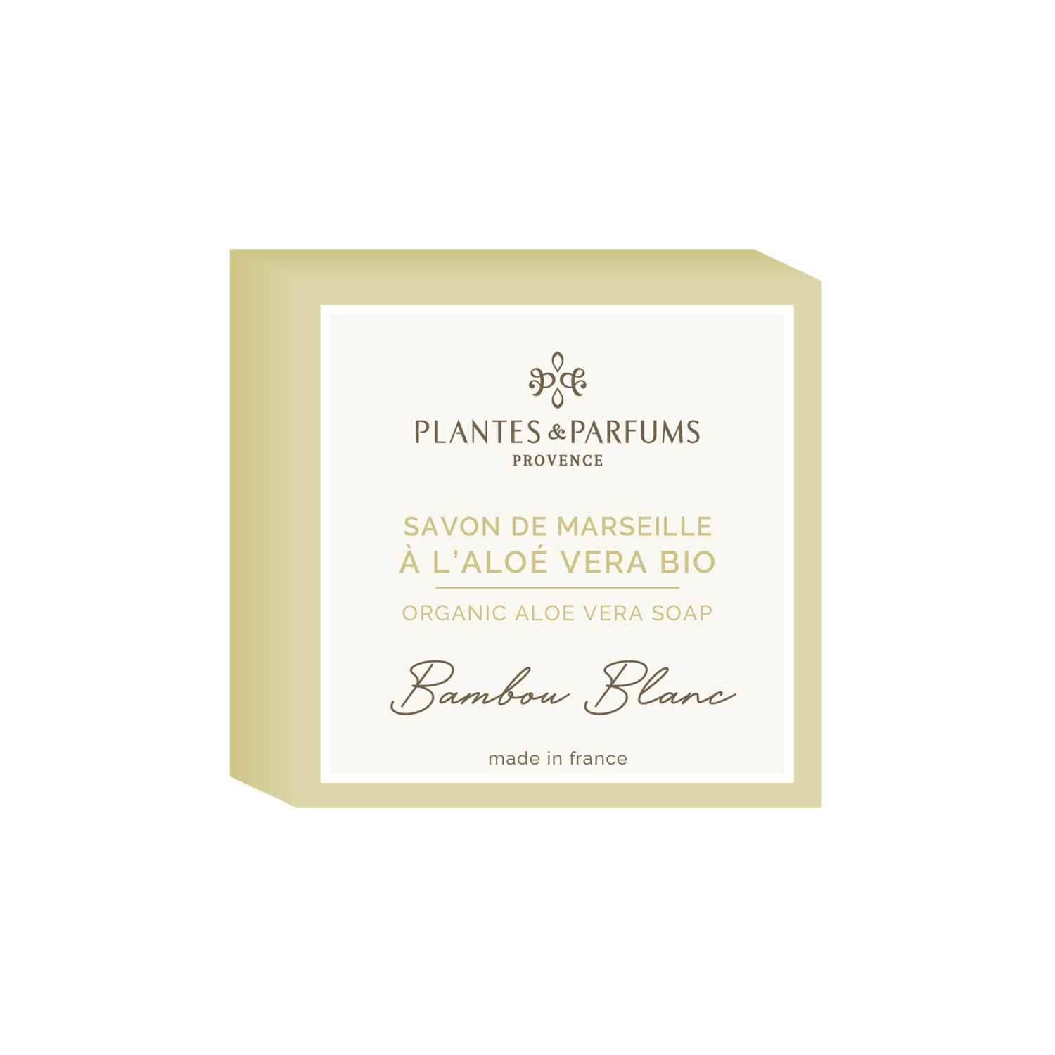 PLANTES&PARFUMS Marselio muilas su  alijošiumi "Bamboo Blanc", 100 g