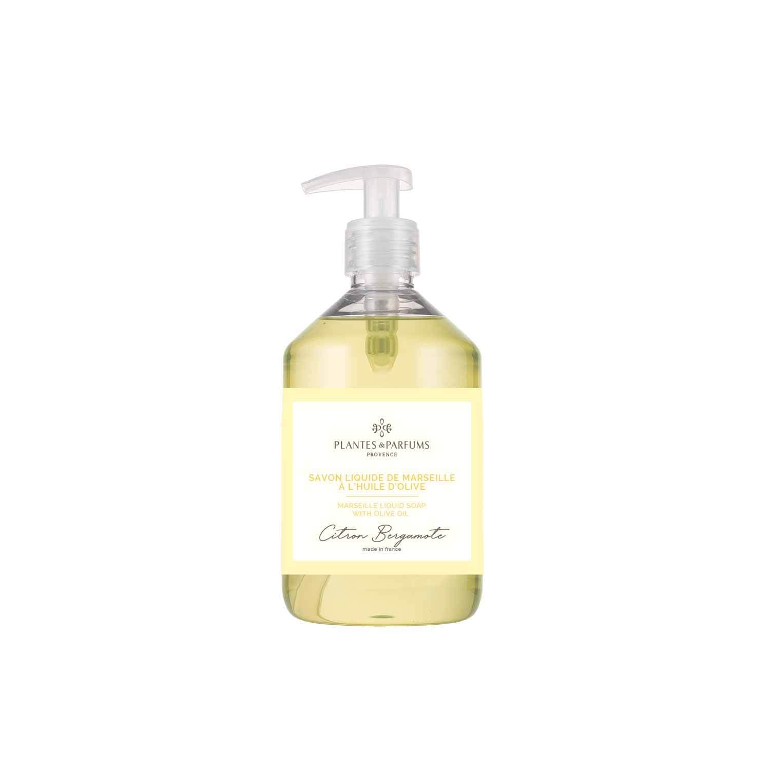 PLANTES&PARFUMS Skystas Marselio muilas  "Citron Bergamote", 500 ml