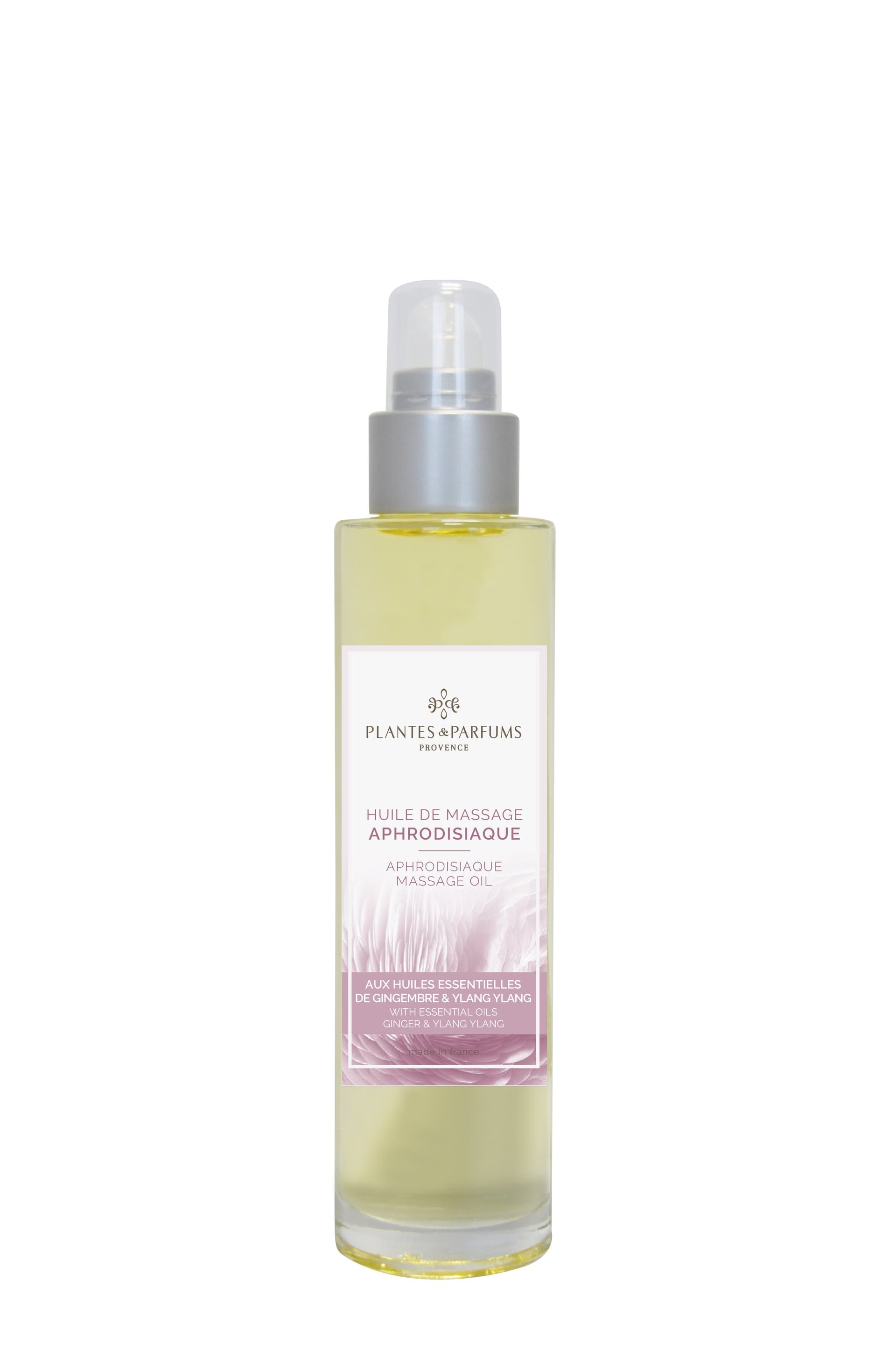 PLANTES&PARFUMS Masažo aliejus su afrodiziakais ''Aprodisiaque'', 100 ml