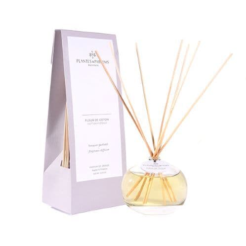 PLANTES&PARFUMS Namų kvapas su lazdelėmis "Fleur de Coton" 100ml