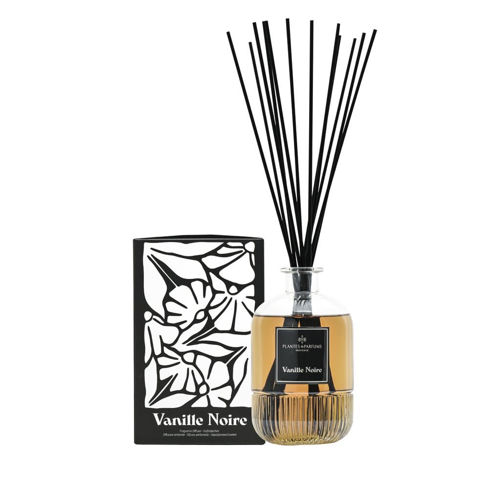 PLANTES&PARFUMS Namų kvapas su lazdelėmis "Vanille Noire" 450ml