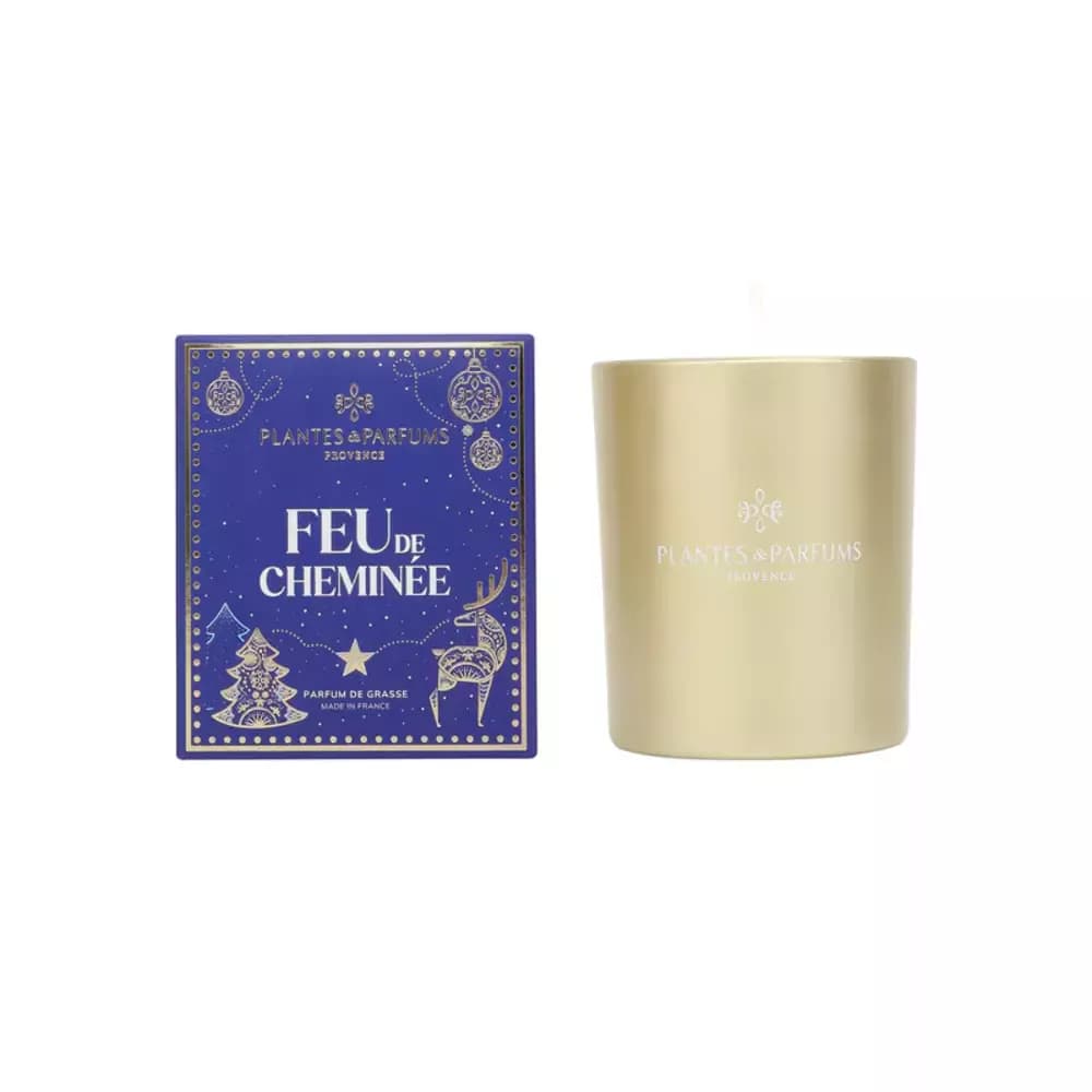 PLANTES&PARFUMS Augalinio vaško žvakė „Feu de Cheminée“ 180g