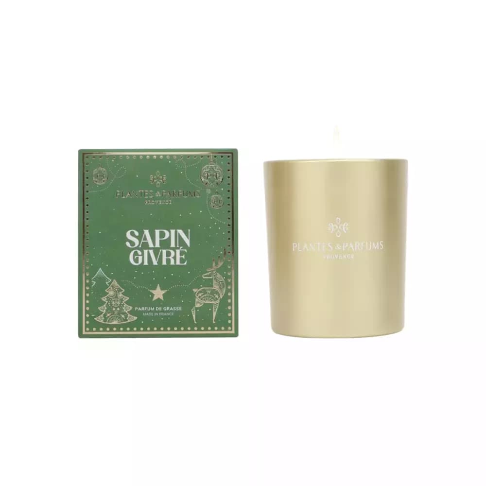 PLANTES&PARFUMS Augalinio vaško žvakė „Sapin Givré“ 180g