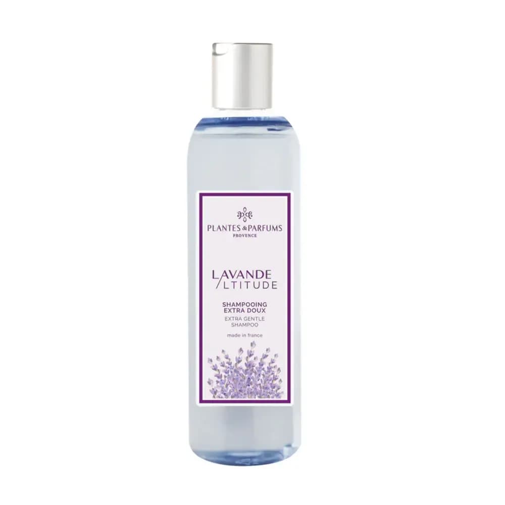 PLANTES&PARFUMS Švelnus plaukų šampūnas su eteriniu levandų aliejumi ''Shampoing Extra Doux'', 250 ml