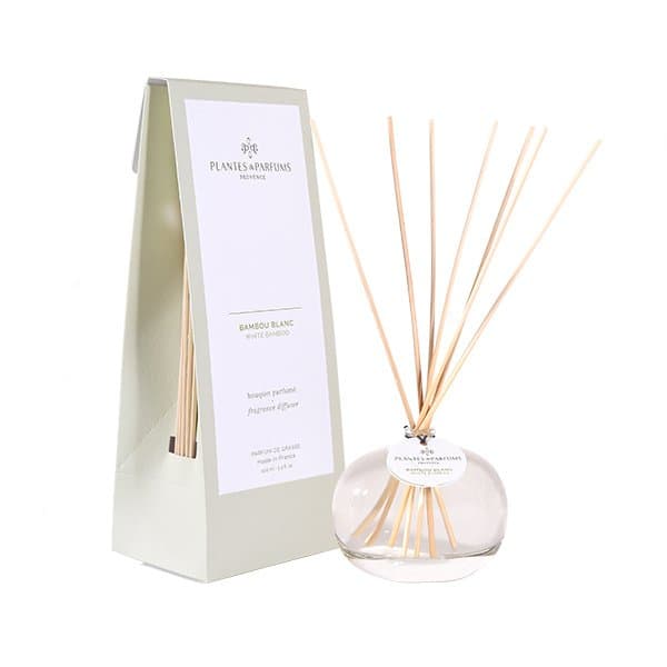 PLANTES&PARFUMS Namų kvapas su lazdelėmis "Bamboo Blanc" 100ml