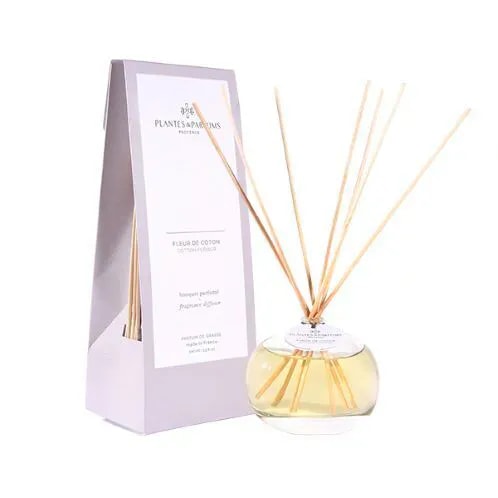 PLANTES&PARFUMS Namų kvapas su lazdelėmis "Fleur de Coton" 100ml