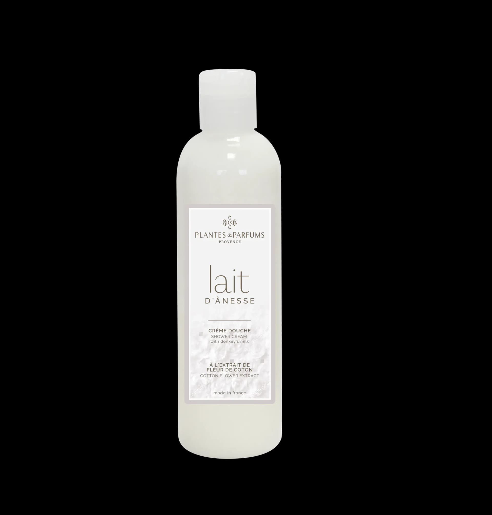PLANTES&PARFUMS Prausimosi pienelis su asilės pienu ir medvilnės ekstraktu ''Extraits de Coton'', 250 ml