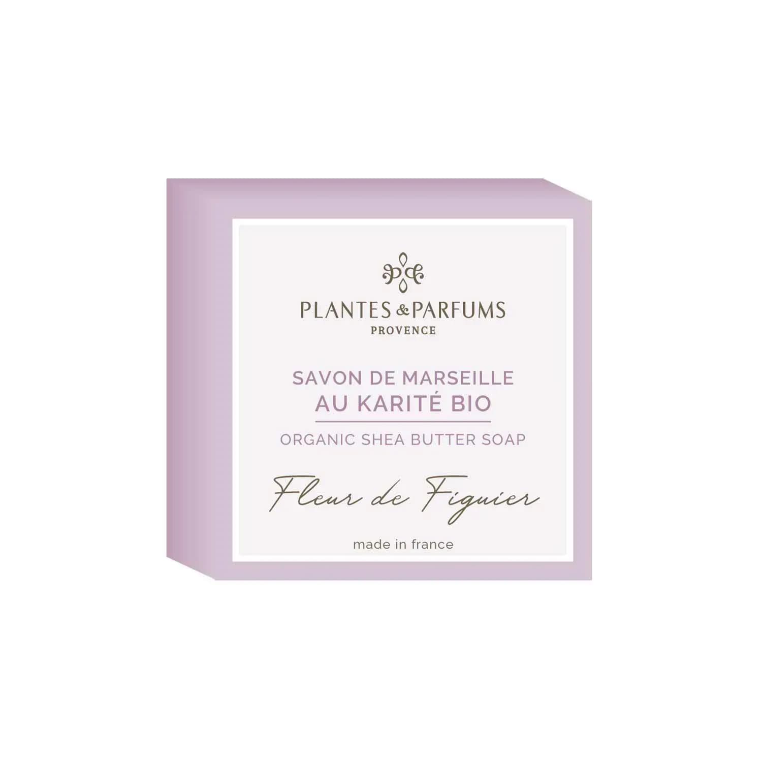 Marselio muilas su ekologišku taukmedžio sviestu "FLEUR DE FIGUIER"