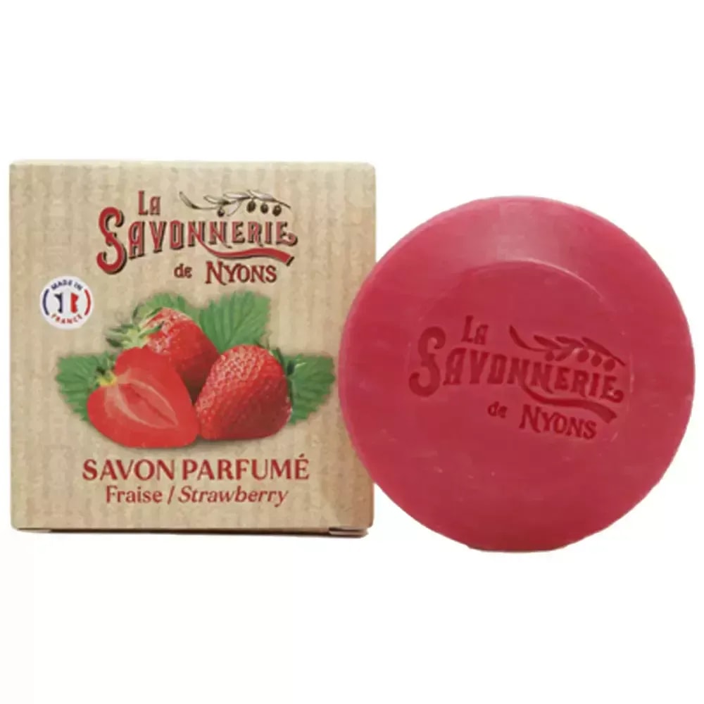 LA SAVONNERIE DE NYONS Braškių kvapo muilas "Fraise" 50 g
