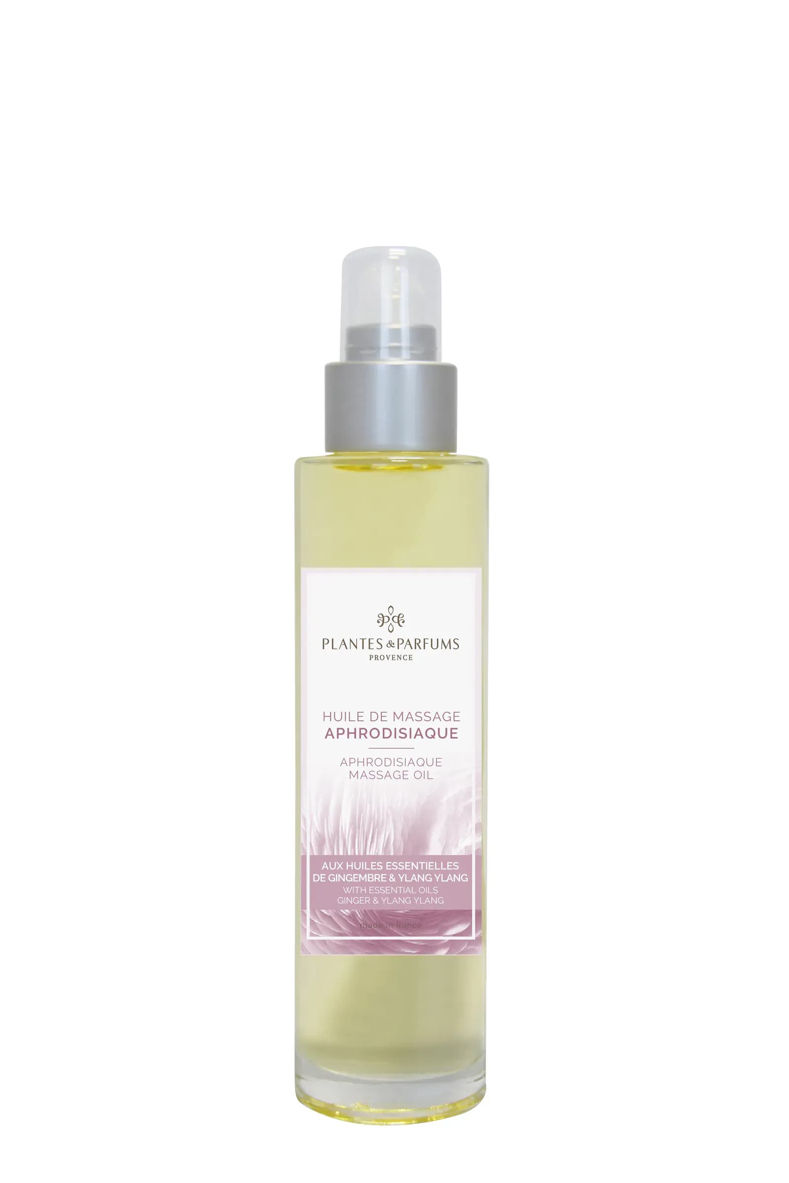 PLANTES&PARFUMS Masažo aliejus su afrodiziakais ''Aprodisiaque'', 100 ml