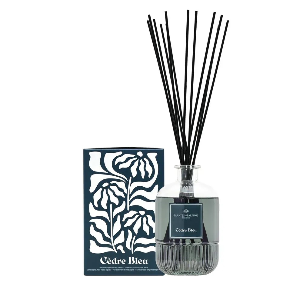 PLANTES&PARFUMS Namų kvapas su lazdelėmis "Cèdre Bleu" 450ml