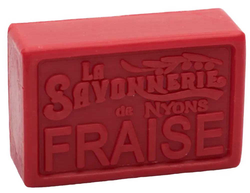 LA SAVONNERIE DE NYONS Braškių kvapo muilas "Fraise" 100 g