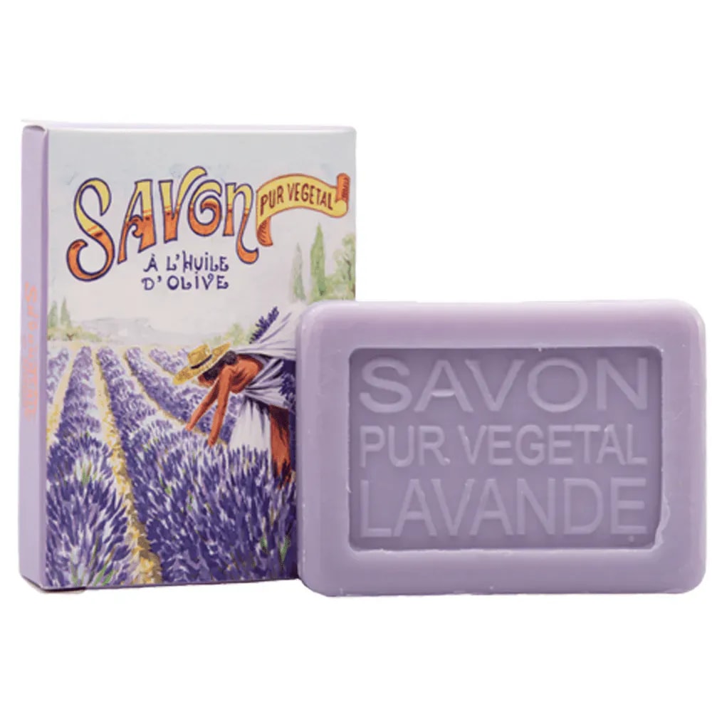 LA SAVONNERIE DE NYONS Mini svečių muilas levandų kvapo 25g