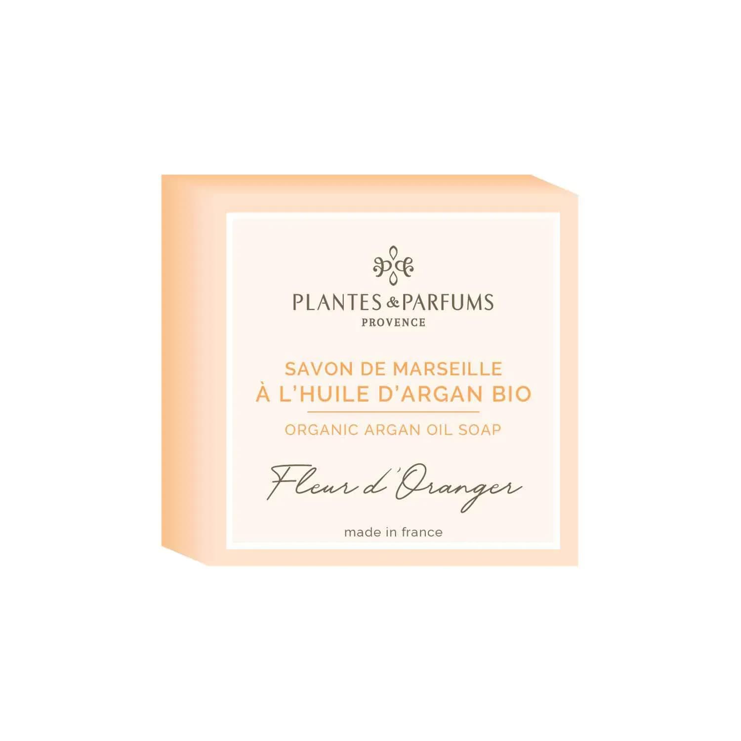 Marselio muilas su argano aliejumi "FLEUR D'ORANGER"
